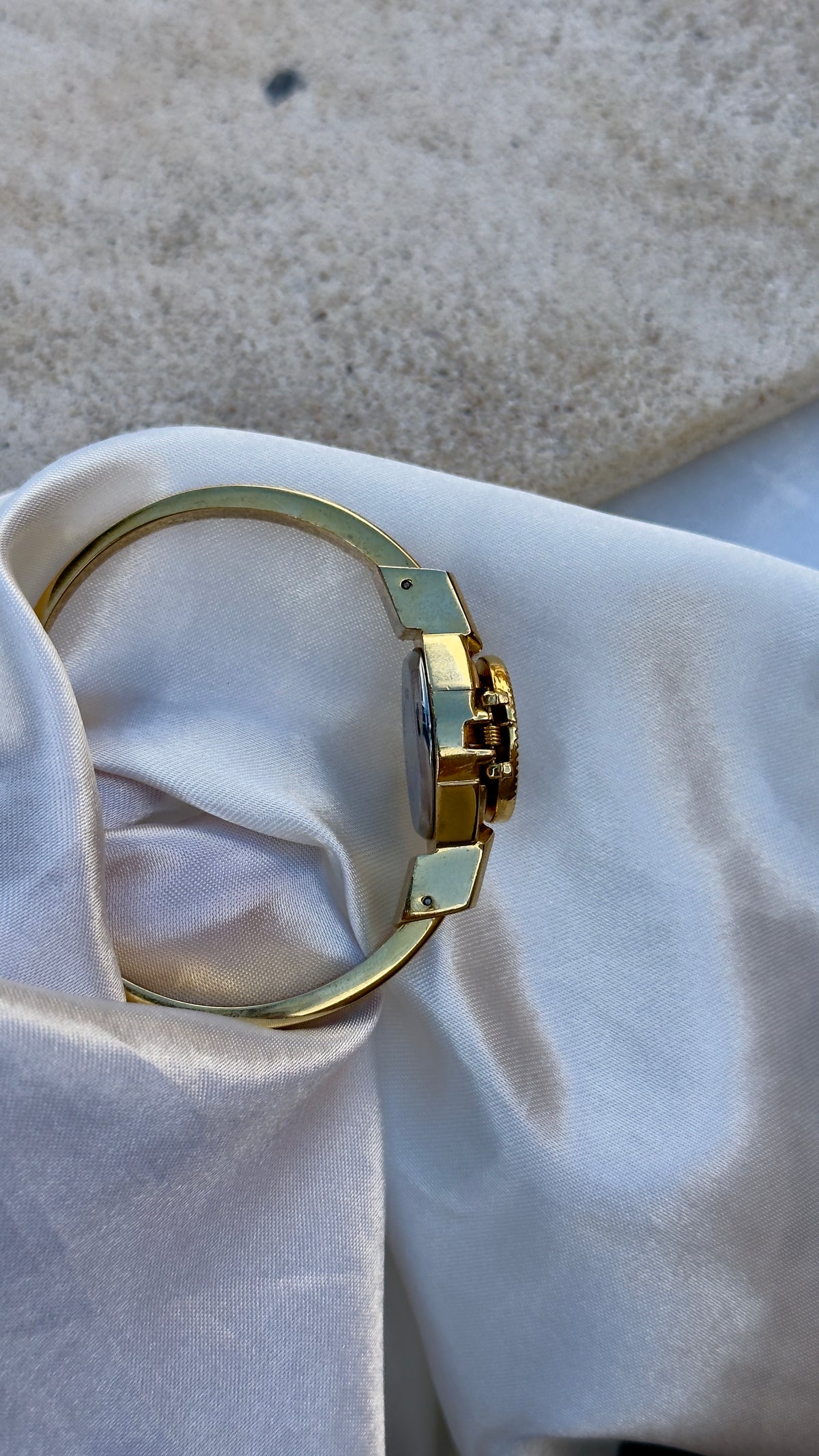 Art Deco Rapport Peekaboo vintage watch - hand painted bangle