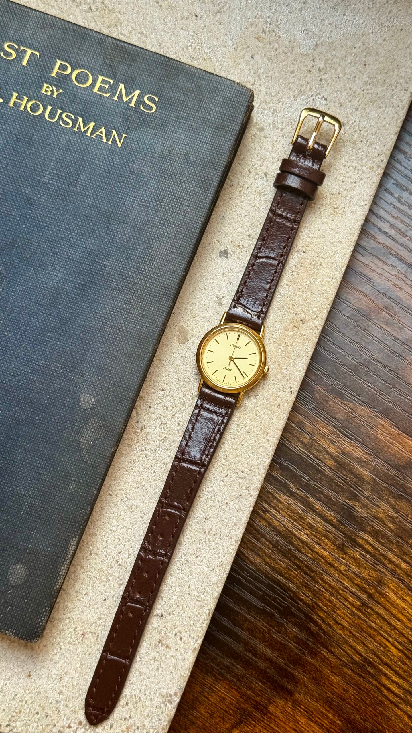 Vintage Seiko Spirit Women's Watch 1993 - 18k Gold Plated
