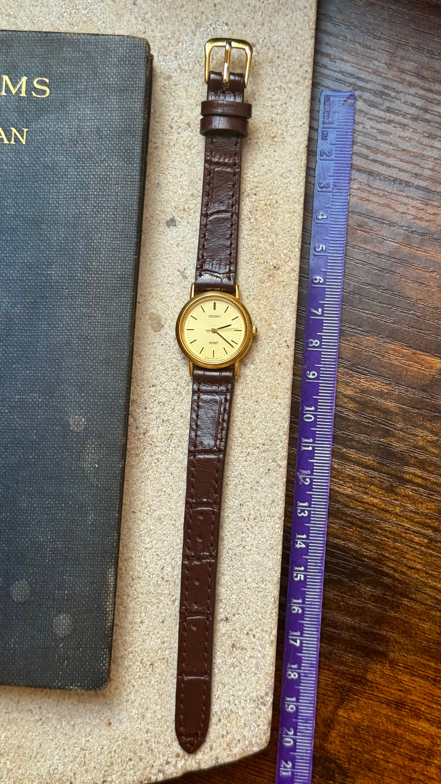 Vintage Seiko Spirit Women's Watch 1993 - 18k Gold Plated