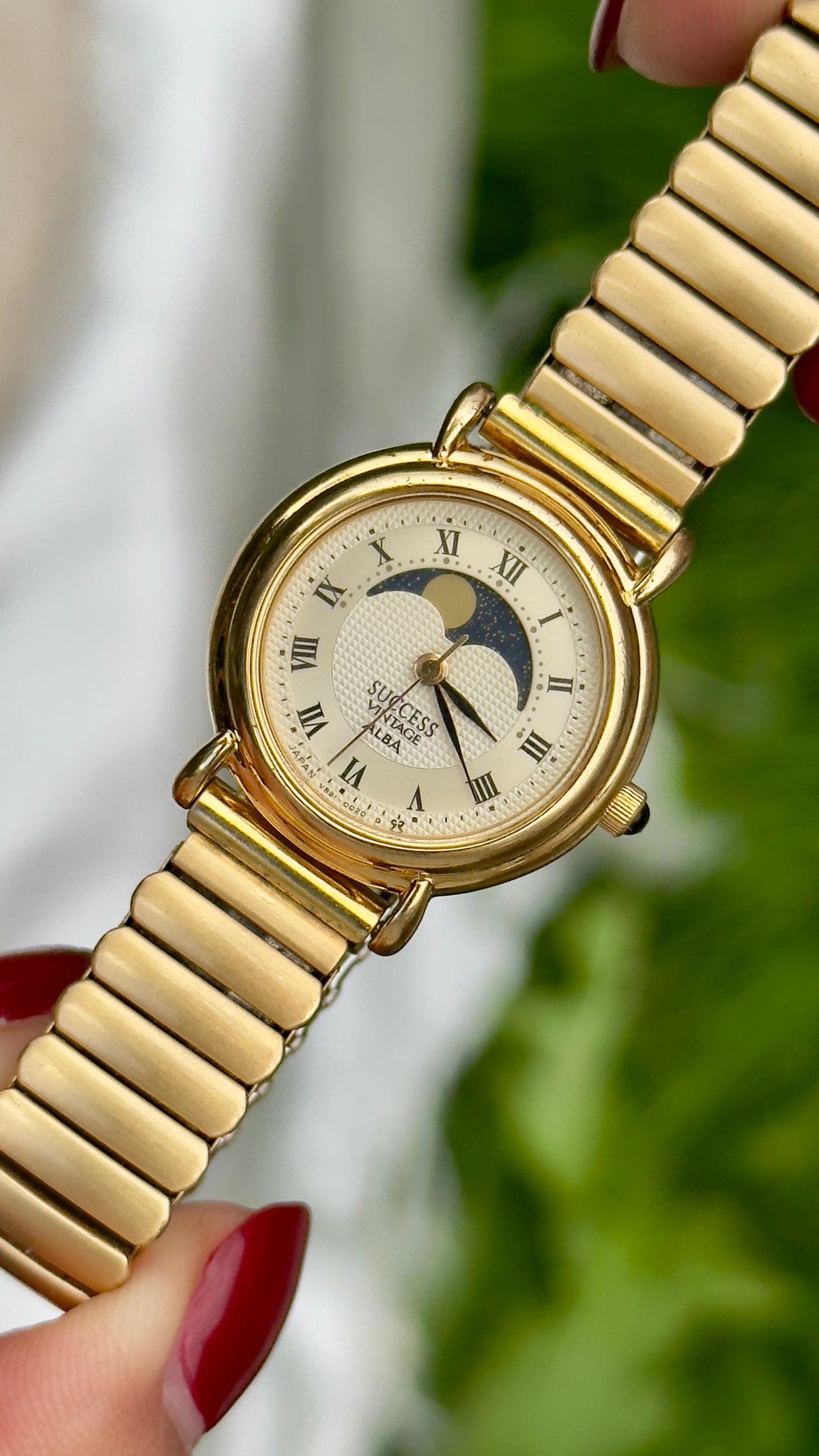 Super Rare Vintage Seiko Alba Watch 1998 - Moon Calendar