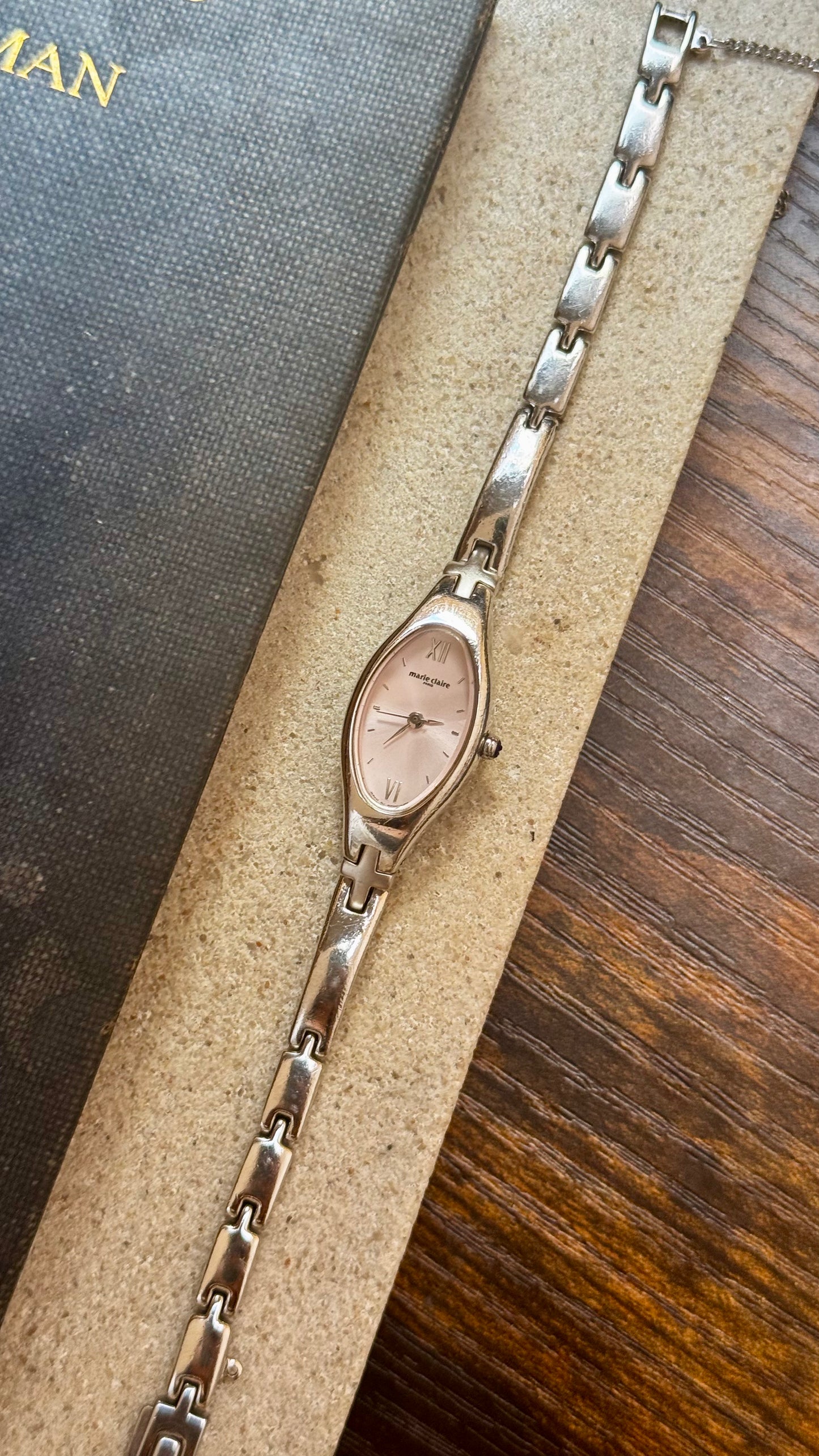 Marie Claire vintage watch 1990s - Palladium plated