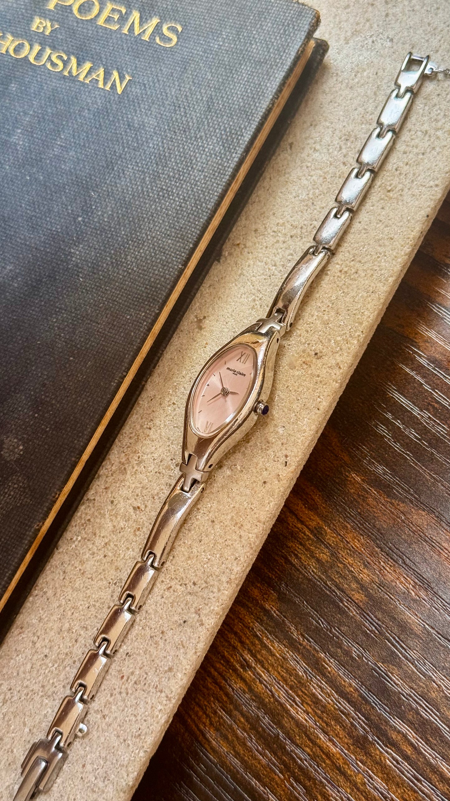 Marie Claire vintage watch 1990s - Palladium plated