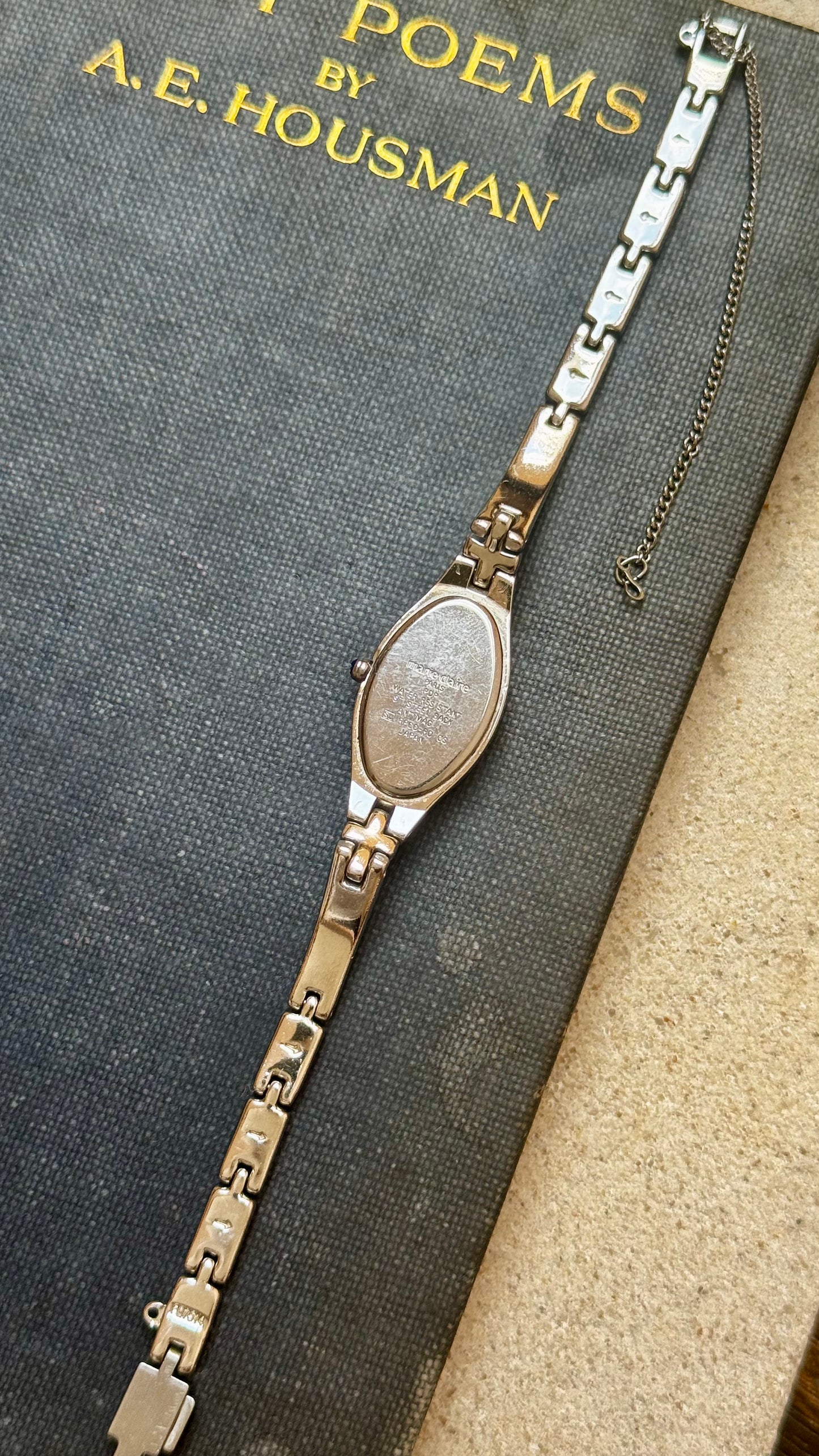 Marie Claire vintage watch 1990s - Palladium plated