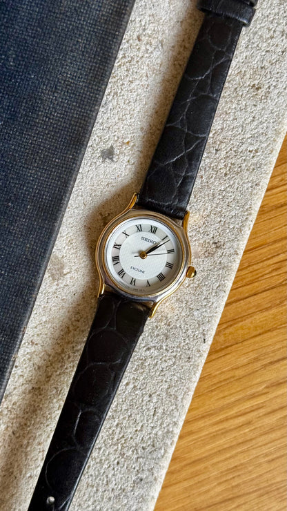 Vintage Seiko Excline Women's Watch 1998 - 18k Gold Plated