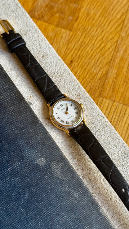 Vintage Seiko Excline Women's Watch 1998 - 18k Gold Plated