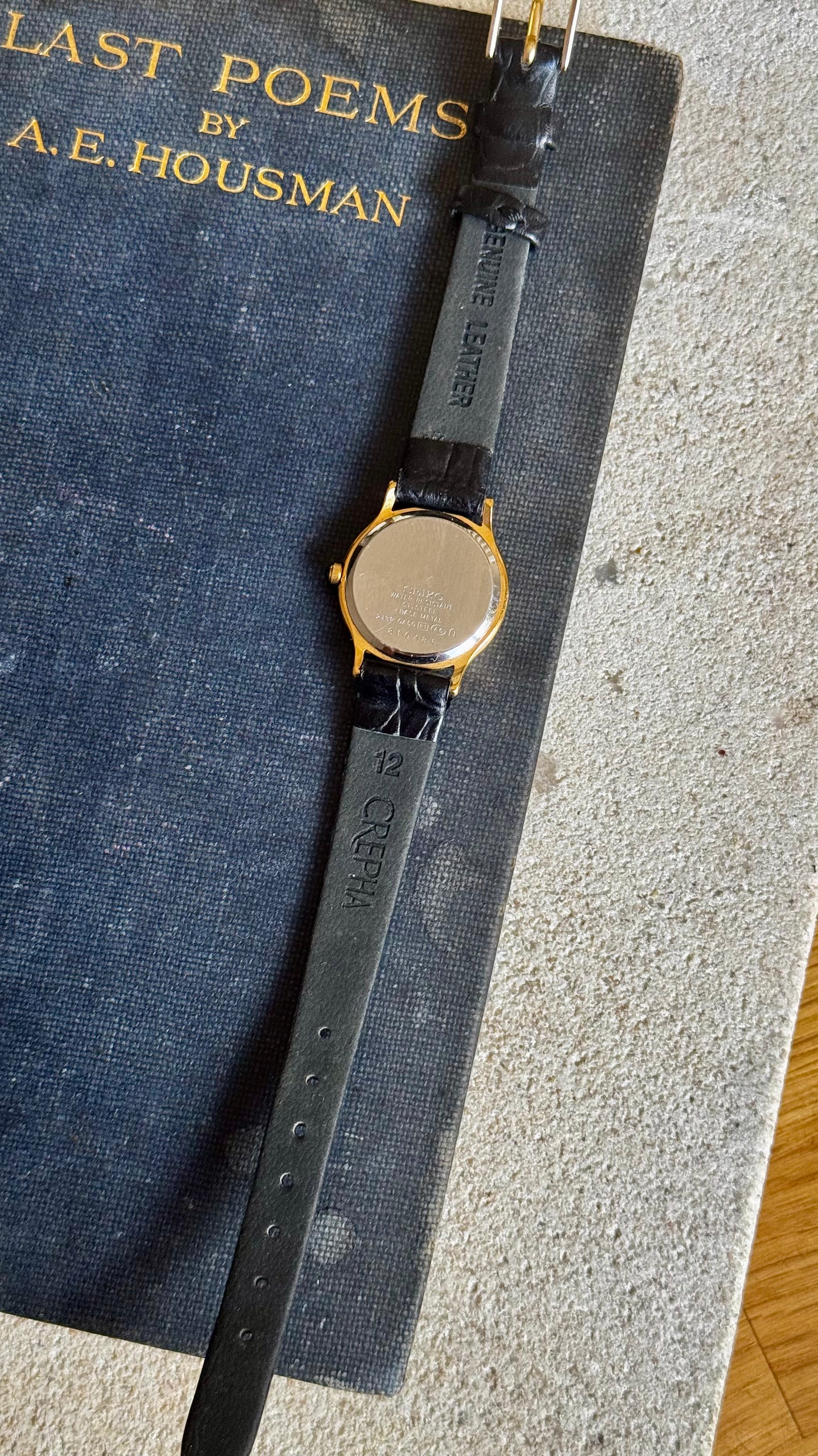Vintage Seiko Excline Women's Watch 1998 - 18k Gold Plated