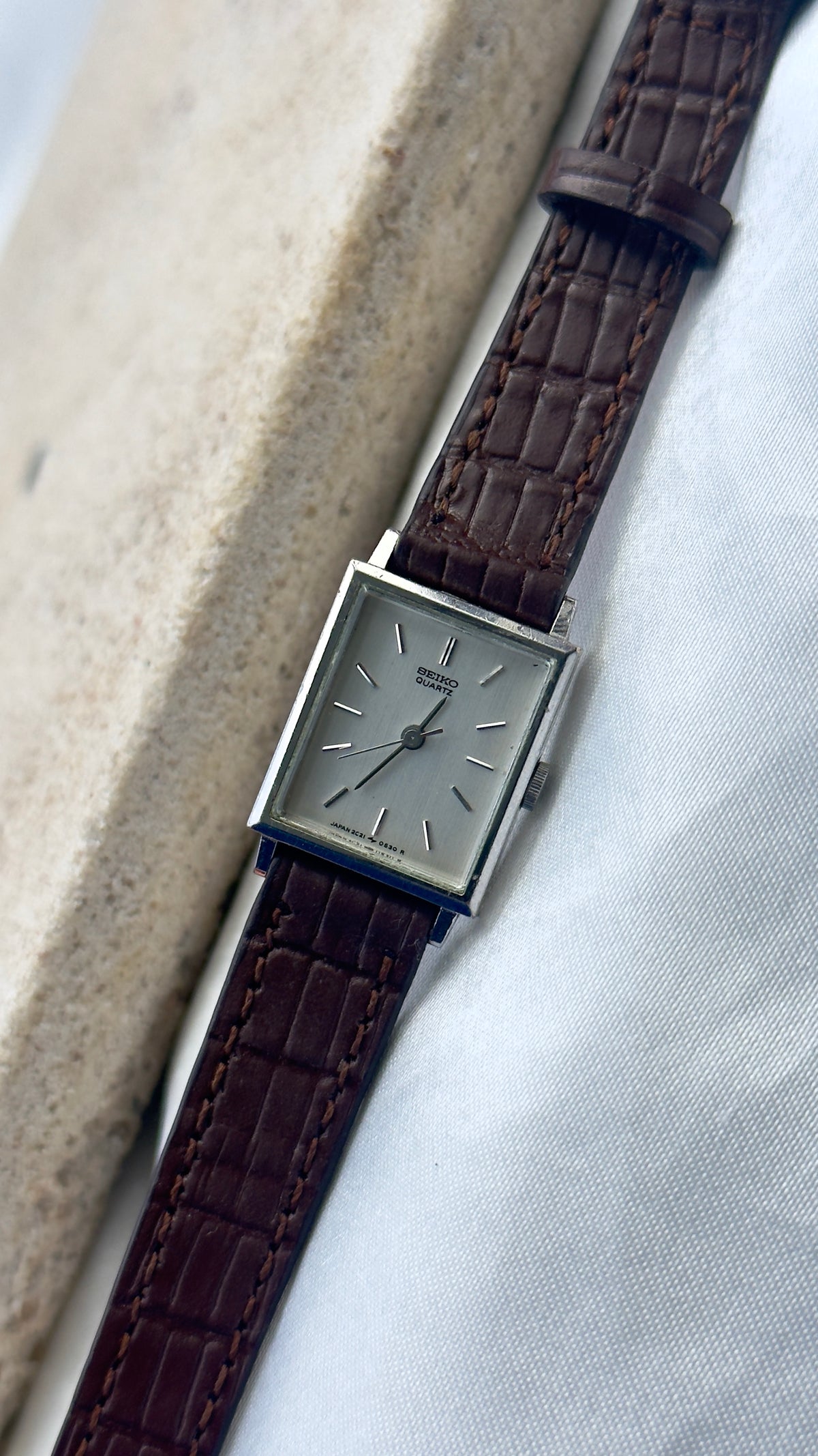 Vintage Seiko Women's Tank Watch 1996