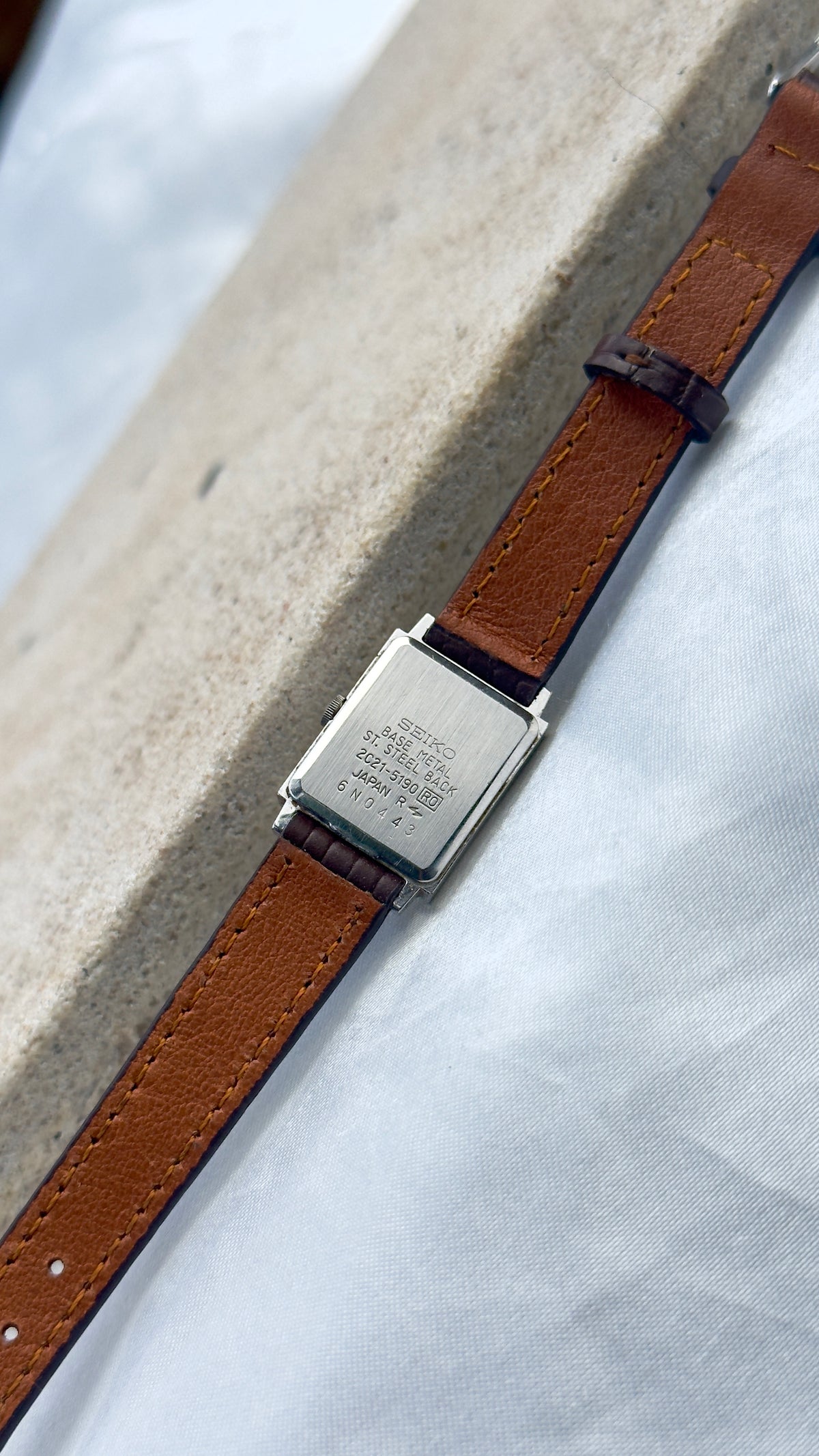 Vintage Seiko Women's Tank Watch 1996