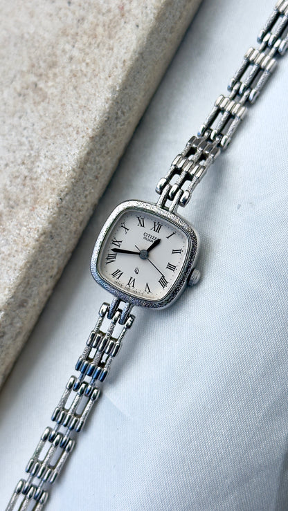 Citizen Vintage Watch 1981 - White gold plated