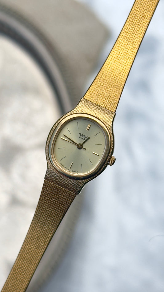 Near Mint Conditiion Seiko Vintage Watch 1984 - Champagne Dial