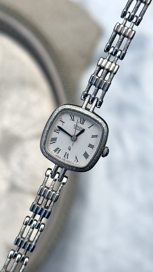 Citizen Vintage Watch 1981 - White gold plated