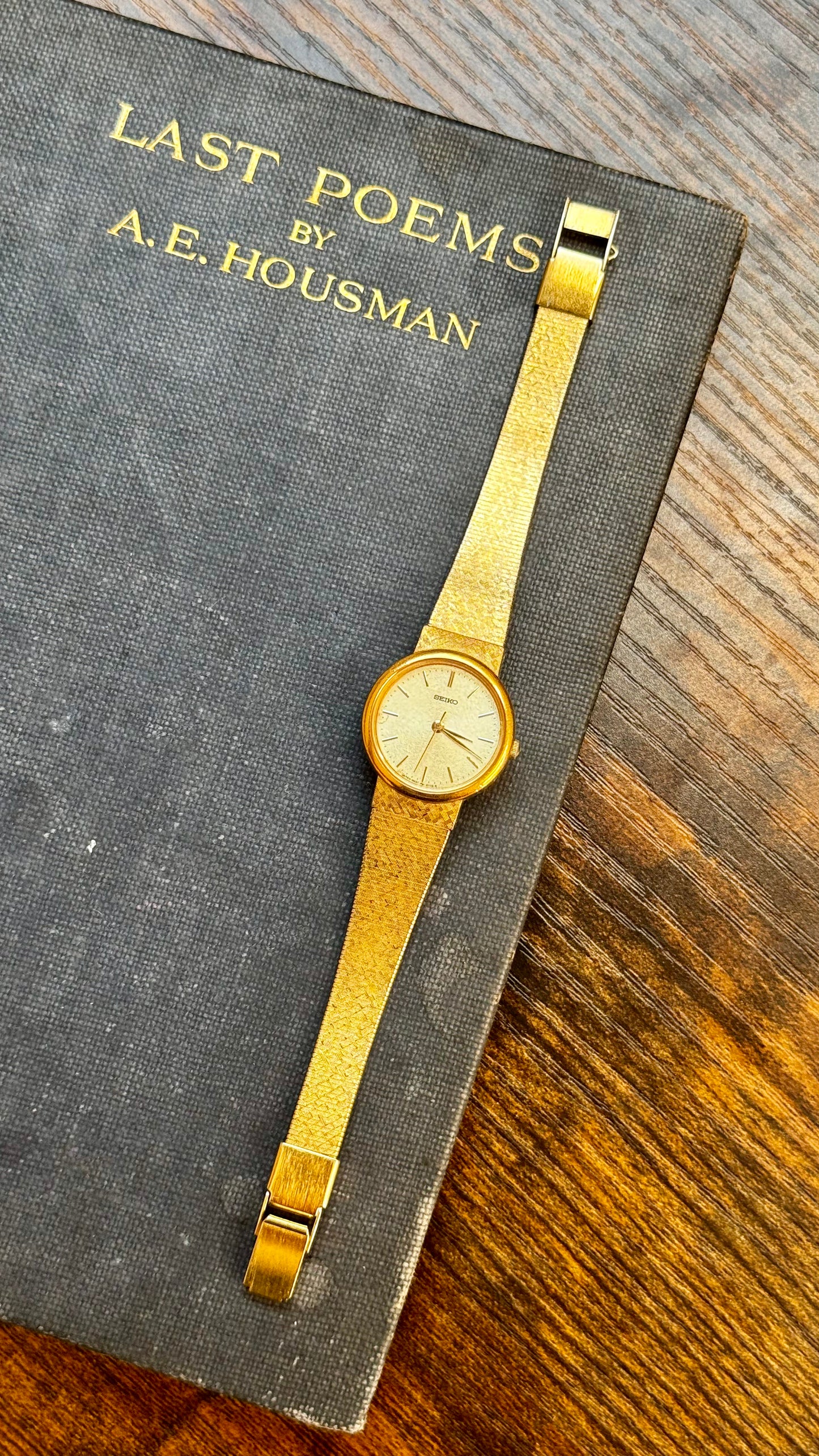 Classic Vintage Seiko Watch 1989 - 18k Gold Plated