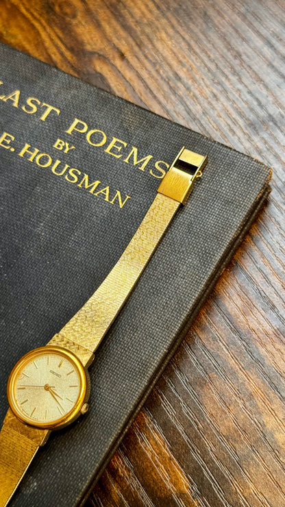 Classic Vintage Seiko Watch 1989 - 18k Gold Plated