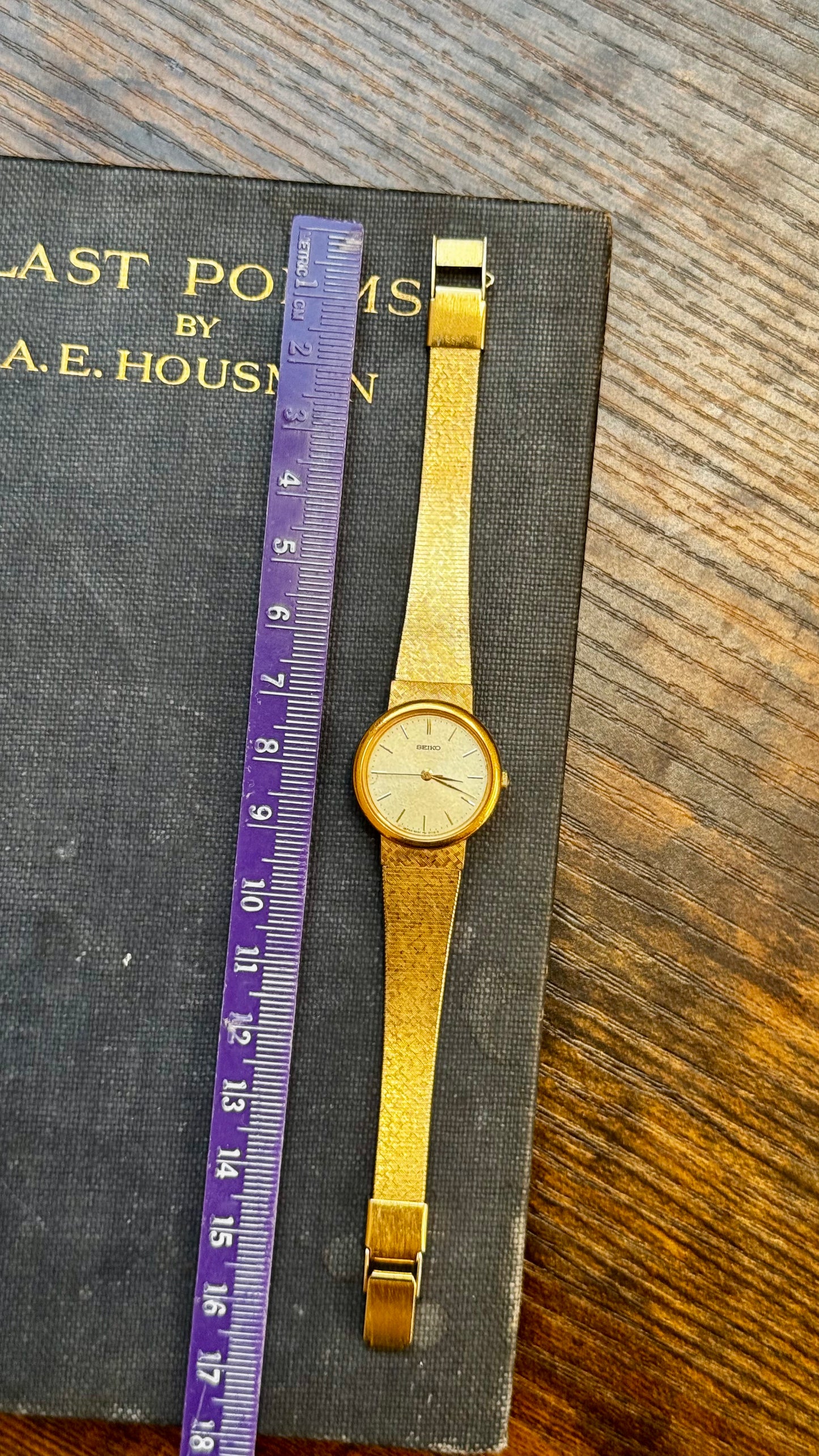 Classic Vintage Seiko Watch 1989 - 18k Gold Plated