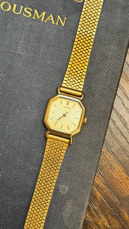 Super Rare Seiko Watch 1995 - 18k Gold Plated