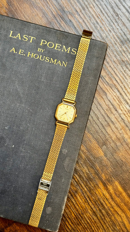 Super Rare Seiko Watch 1995 - 18k Gold Plated