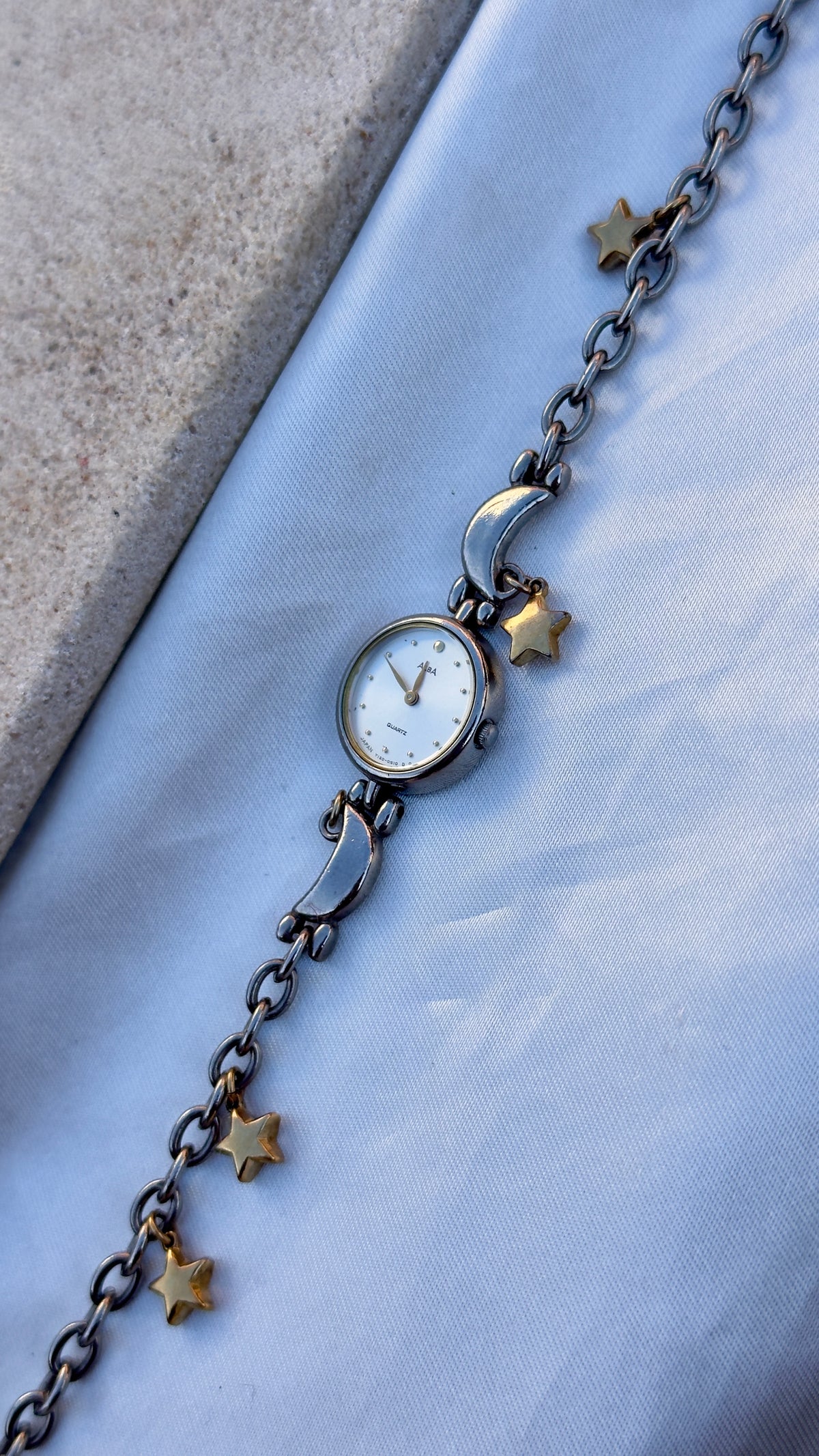 Seiko Alba Vintage Watch 1991 - Moon and Star charms