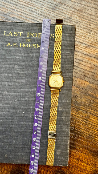 Super Rare Seiko Watch 1995 - 18k Gold Plated