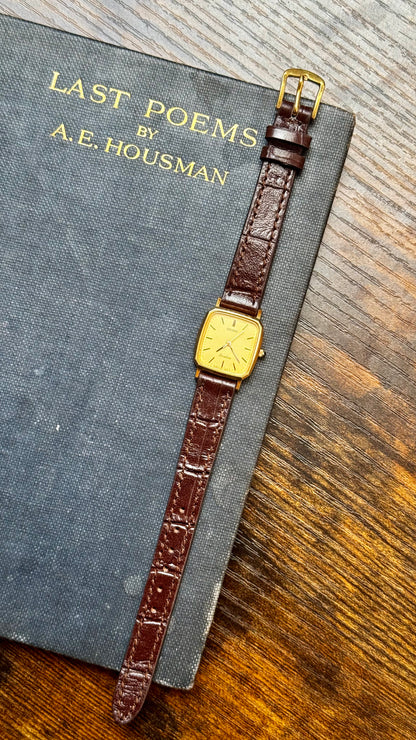 Vintage Seiko Exceline 1990 Watch - 30 Micron Gold Plated