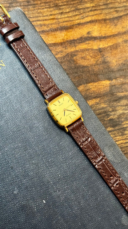 Vintage Seiko Exceline 1990 Watch - 30 Micron Gold Plated