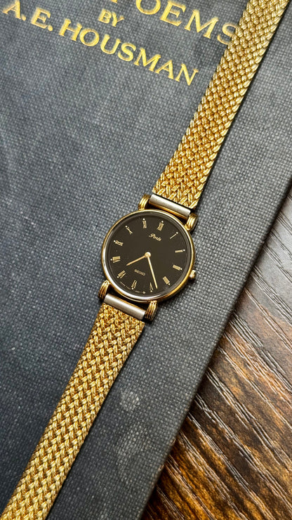 Super Rare Porte Seiko Watch 1997 - 18k Gold Plated