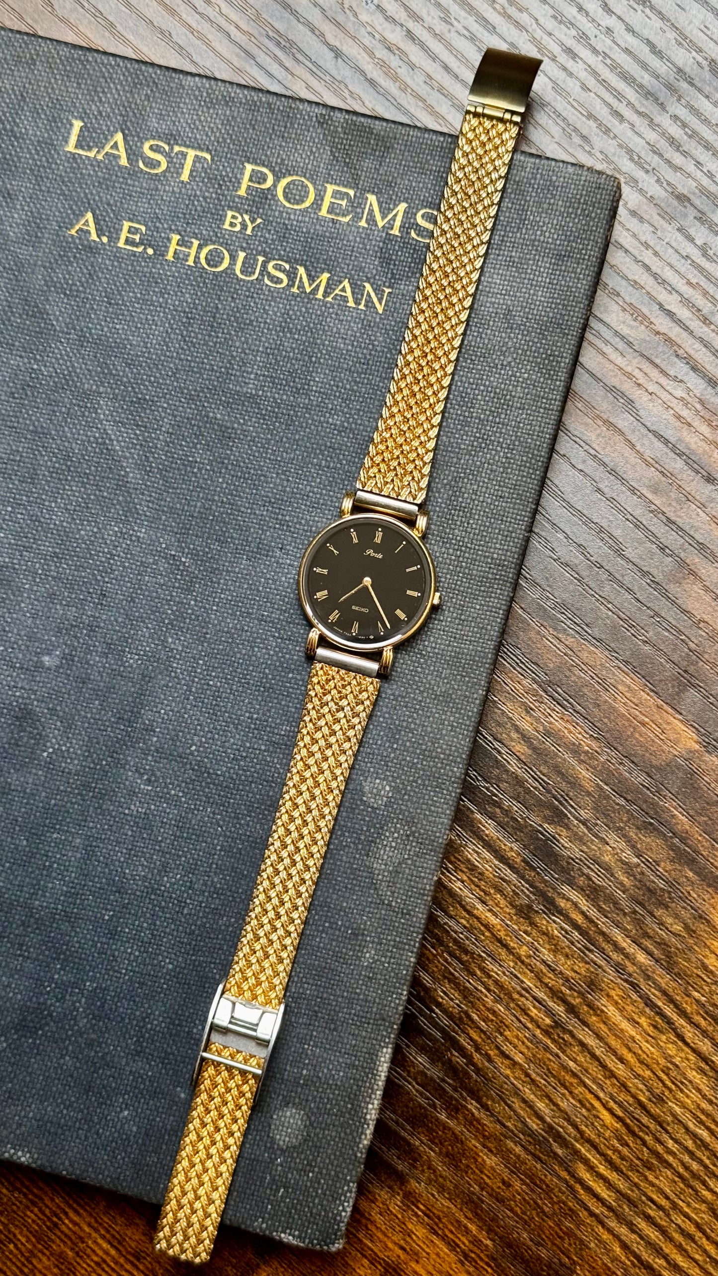 Super Rare Porte Seiko Watch 1997 - 18k Gold Plated
