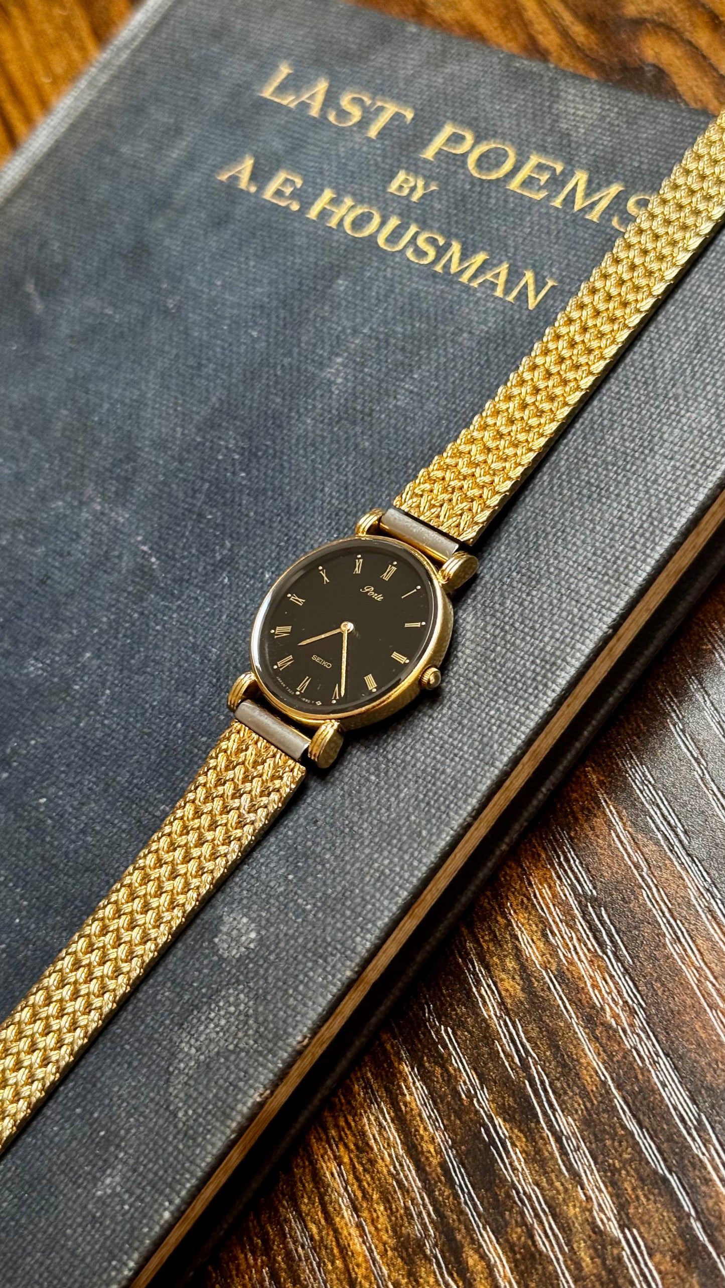 Super Rare Porte Seiko Watch 1997 - 18k Gold Plated