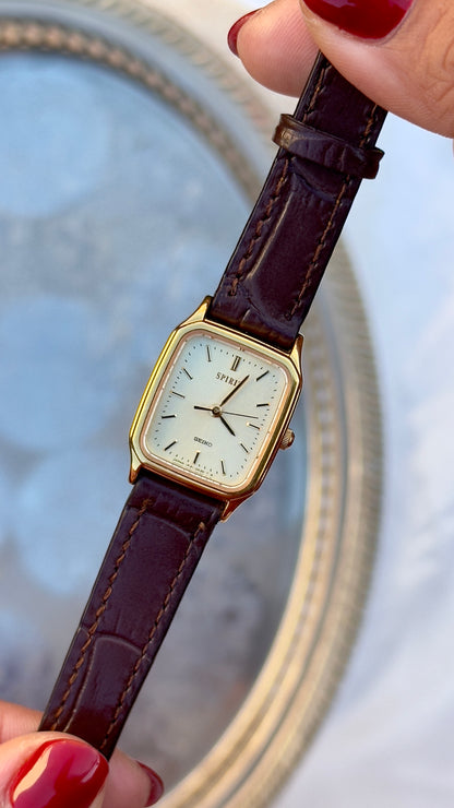 Vintage Seiko Spirit Women's Watch 1993 - Gold Plated, Mint Condition