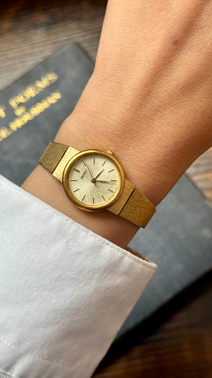 Classic Vintage Seiko Watch 1989 - 18k Gold Plated
