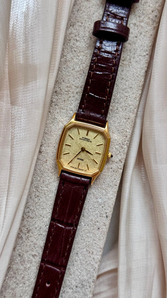 Vintage Citizen Exceed Watch 1996 - Gold Plated