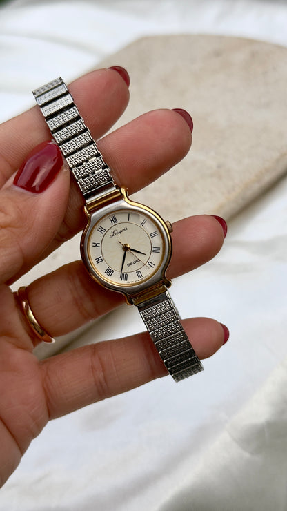 Seiko L'espoir Vintage Watch 1999 - stretch band