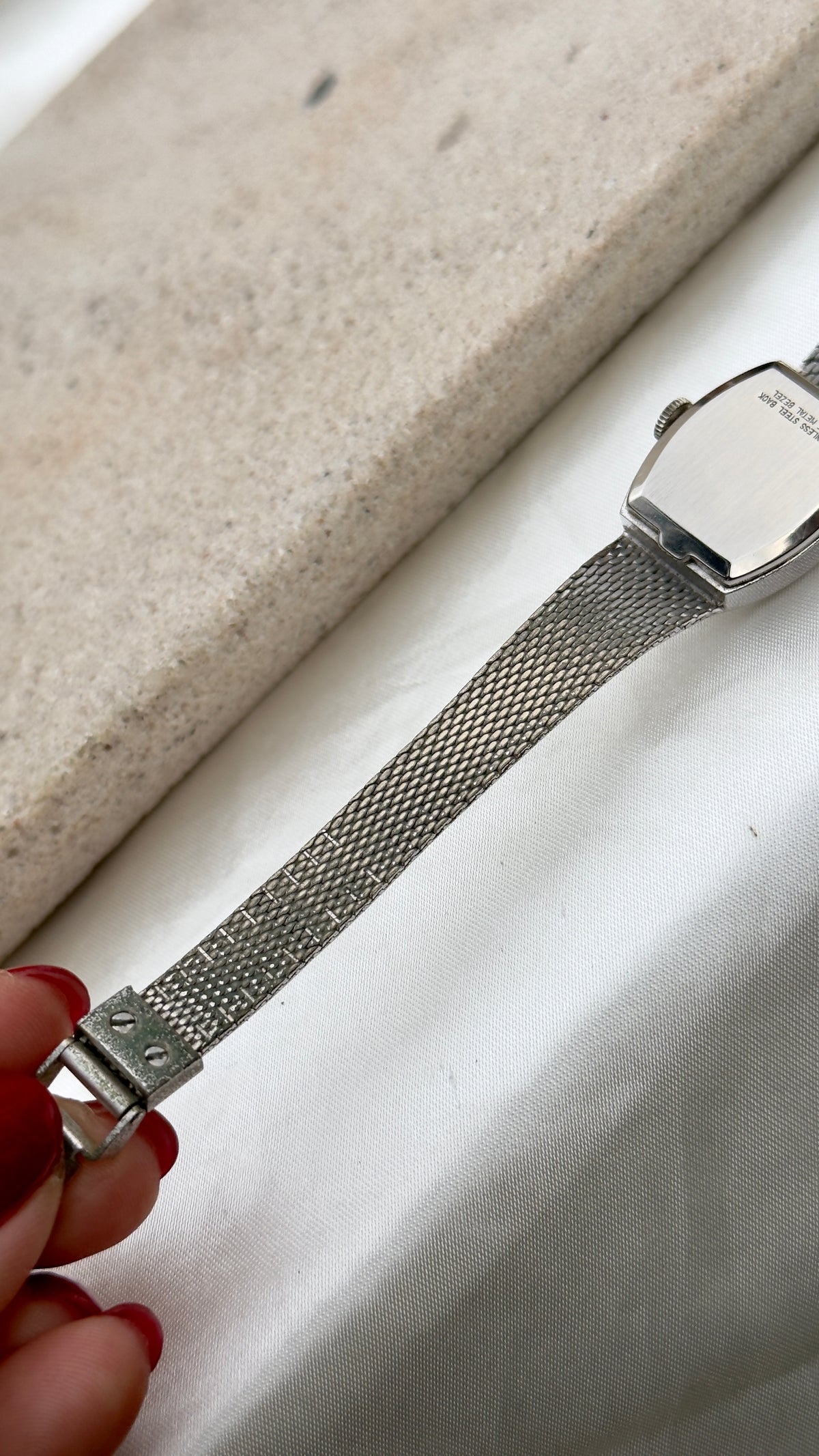 Longines Ladies Watch 1900s - white gold plated manual movement