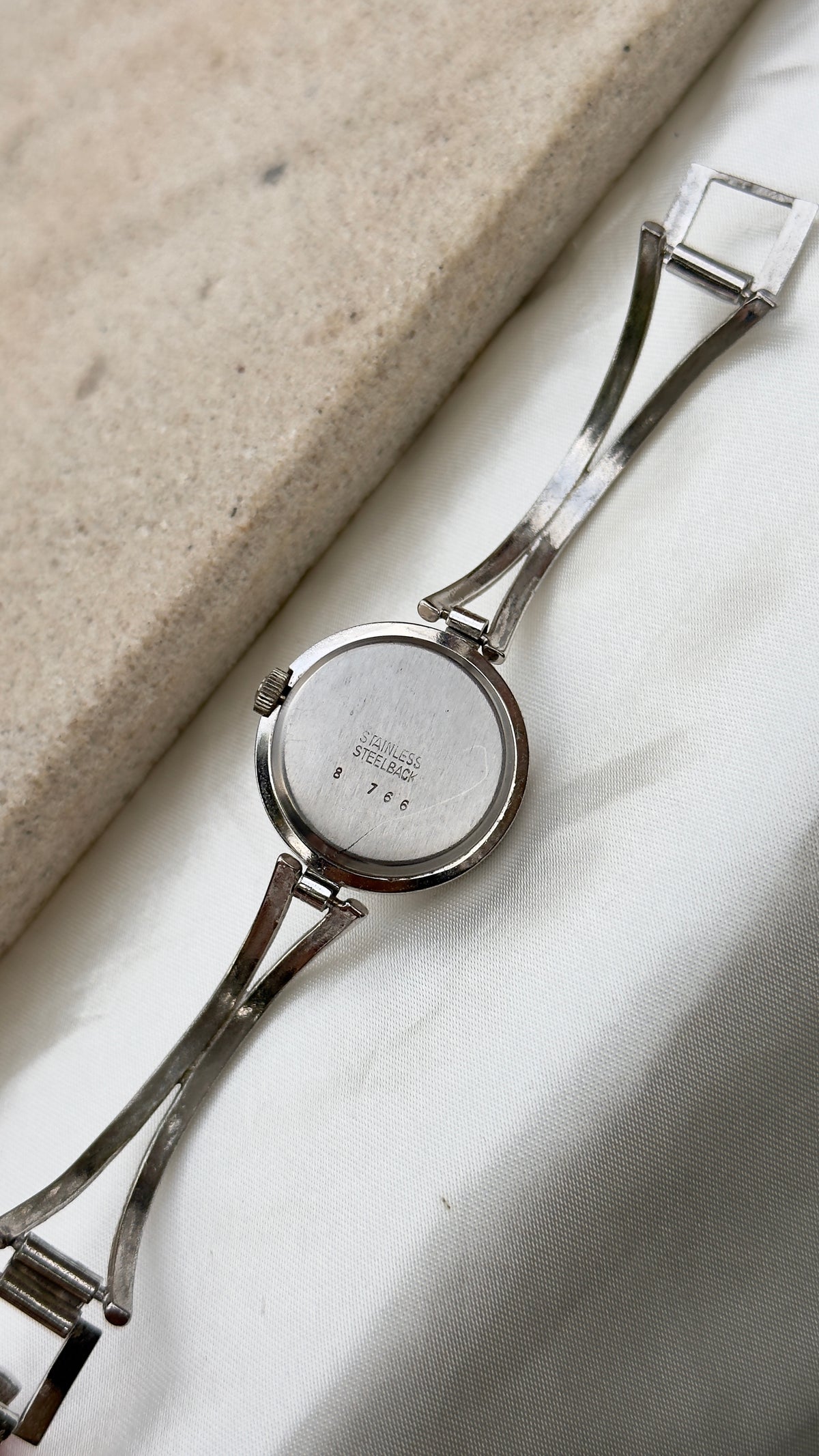 Bucherer Vintage Luxury Swiss Watch 1970s - Manual Wind, Mother of Pearl Dial