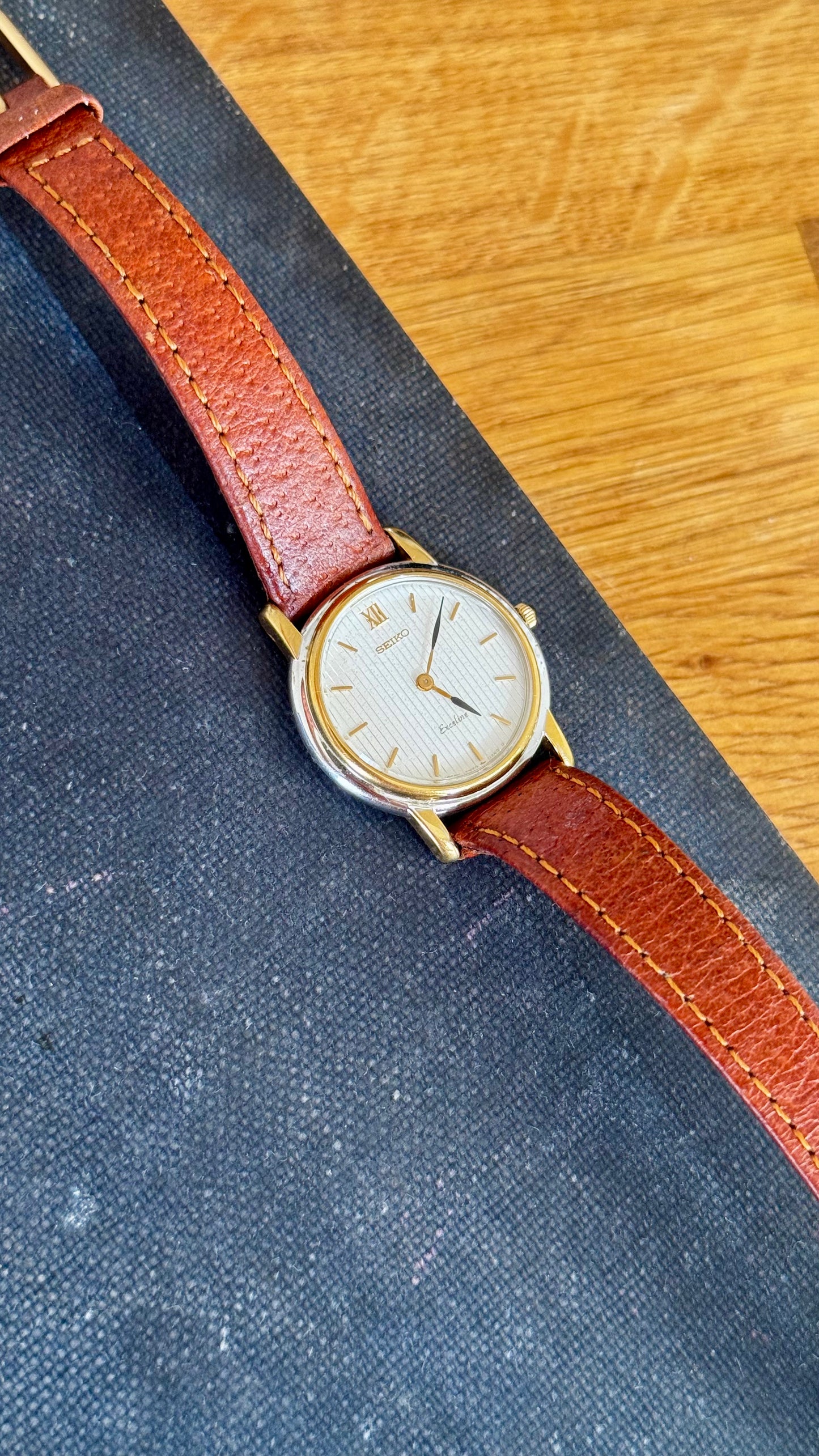 Vintage Seiko Exceline 1999 Watch -  Gold Plated