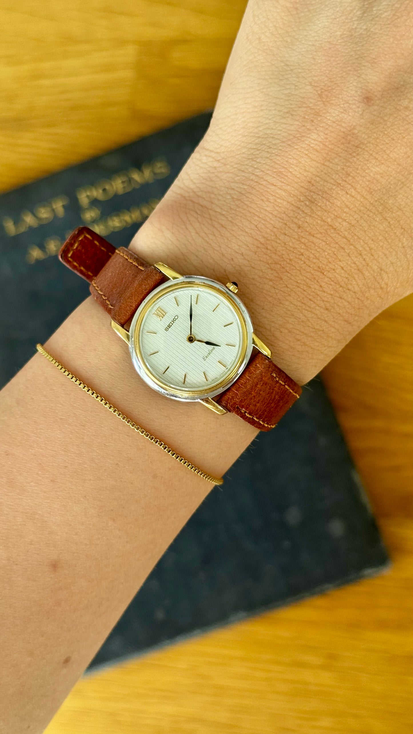 Vintage Seiko Exceline 1999 Watch -  Gold Plated