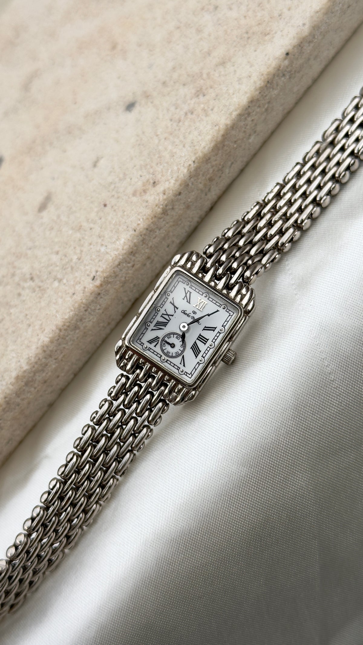 Charles Perrin Vintage Watch 1990s - Roman numerals with a sub-second dial