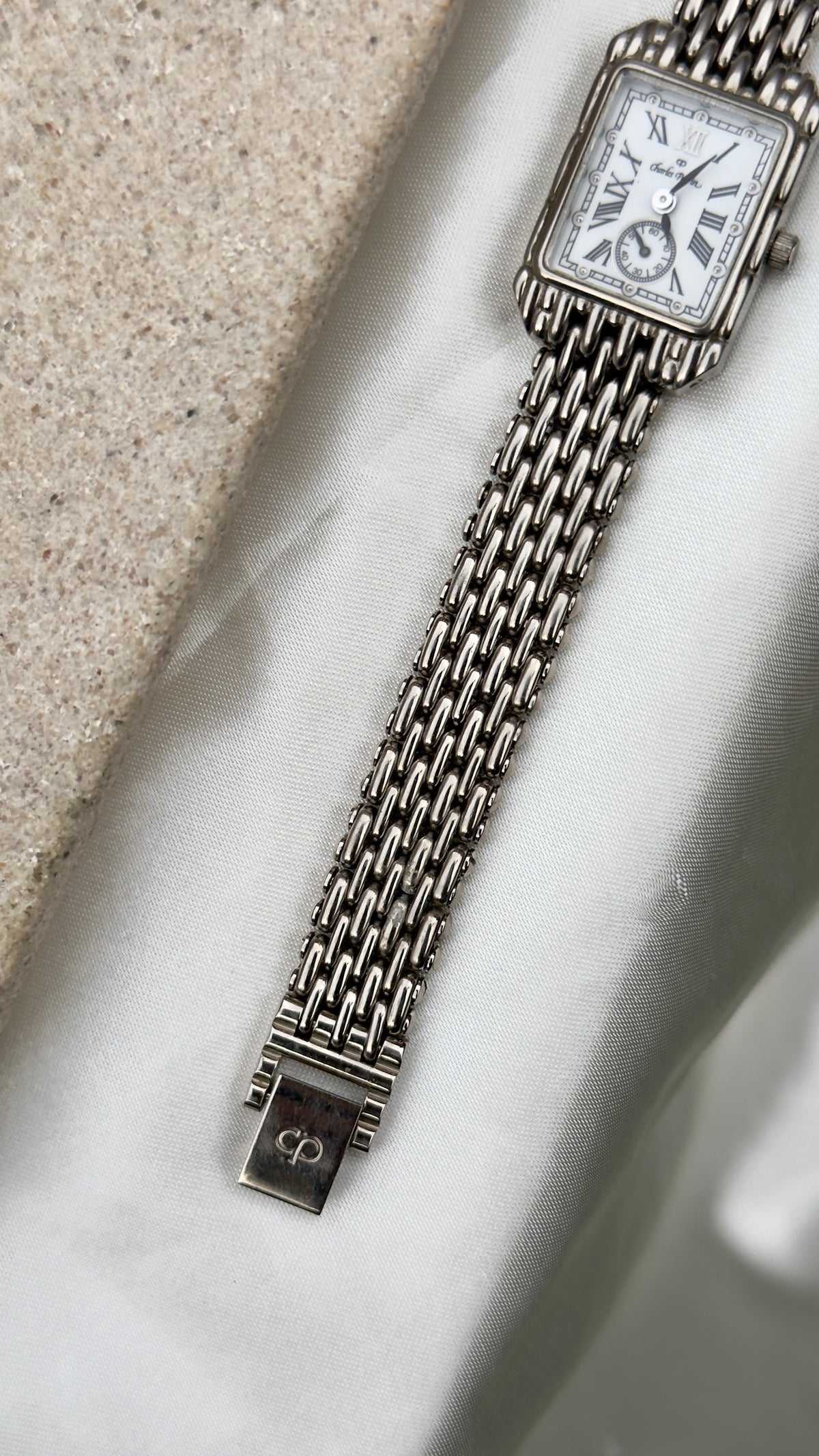 Charles Perrin Vintage Watch 1990s - Roman numerals with a sub-second dial