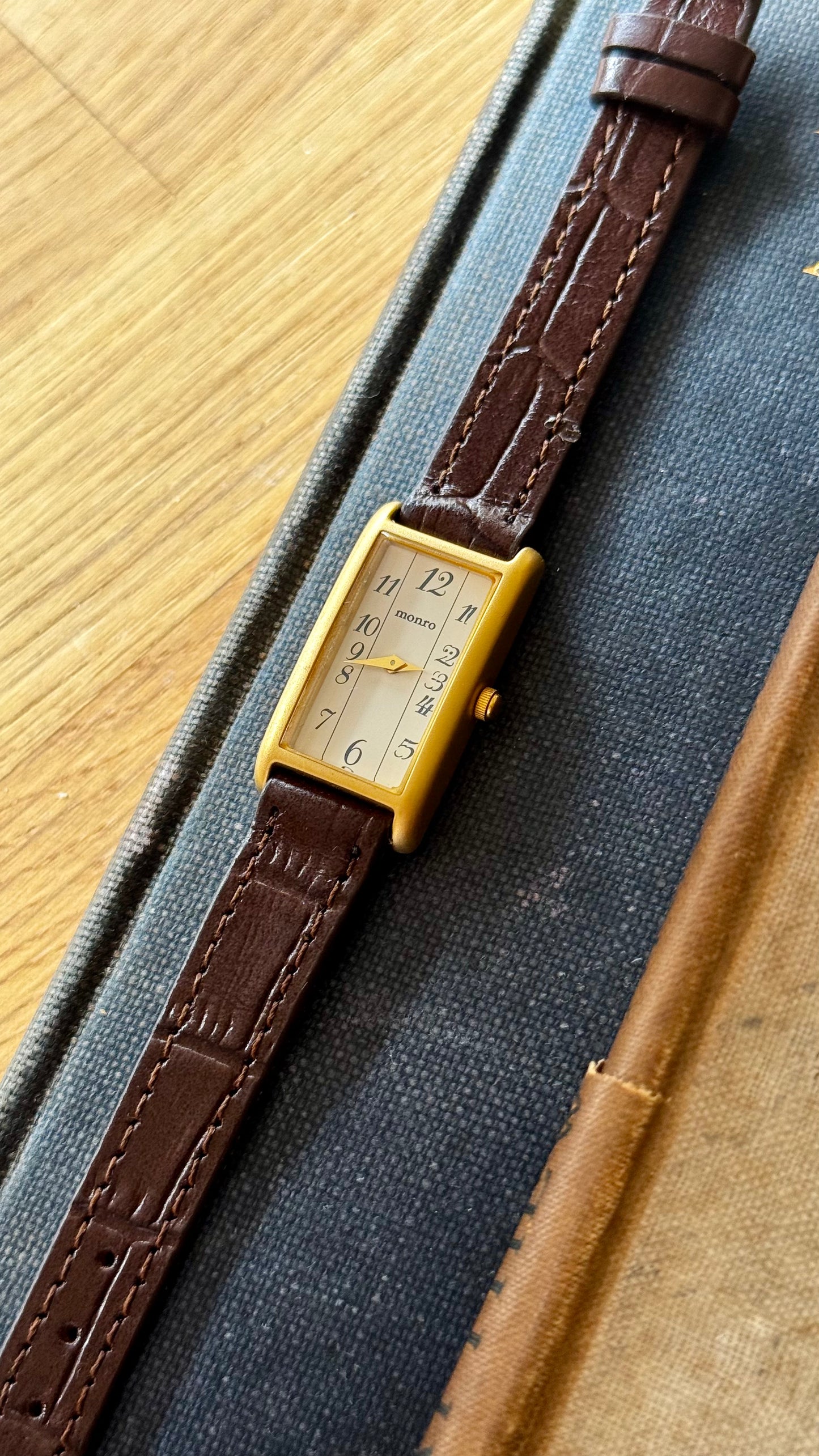 Vintage Monro Tank Watch 1990s