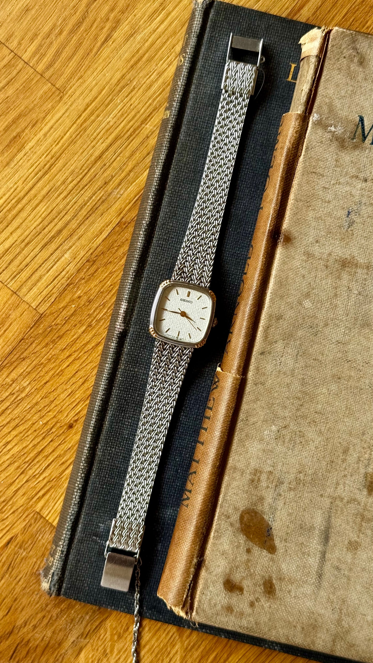 Vintage Seiko Watch 1988 - gold and white gold plated