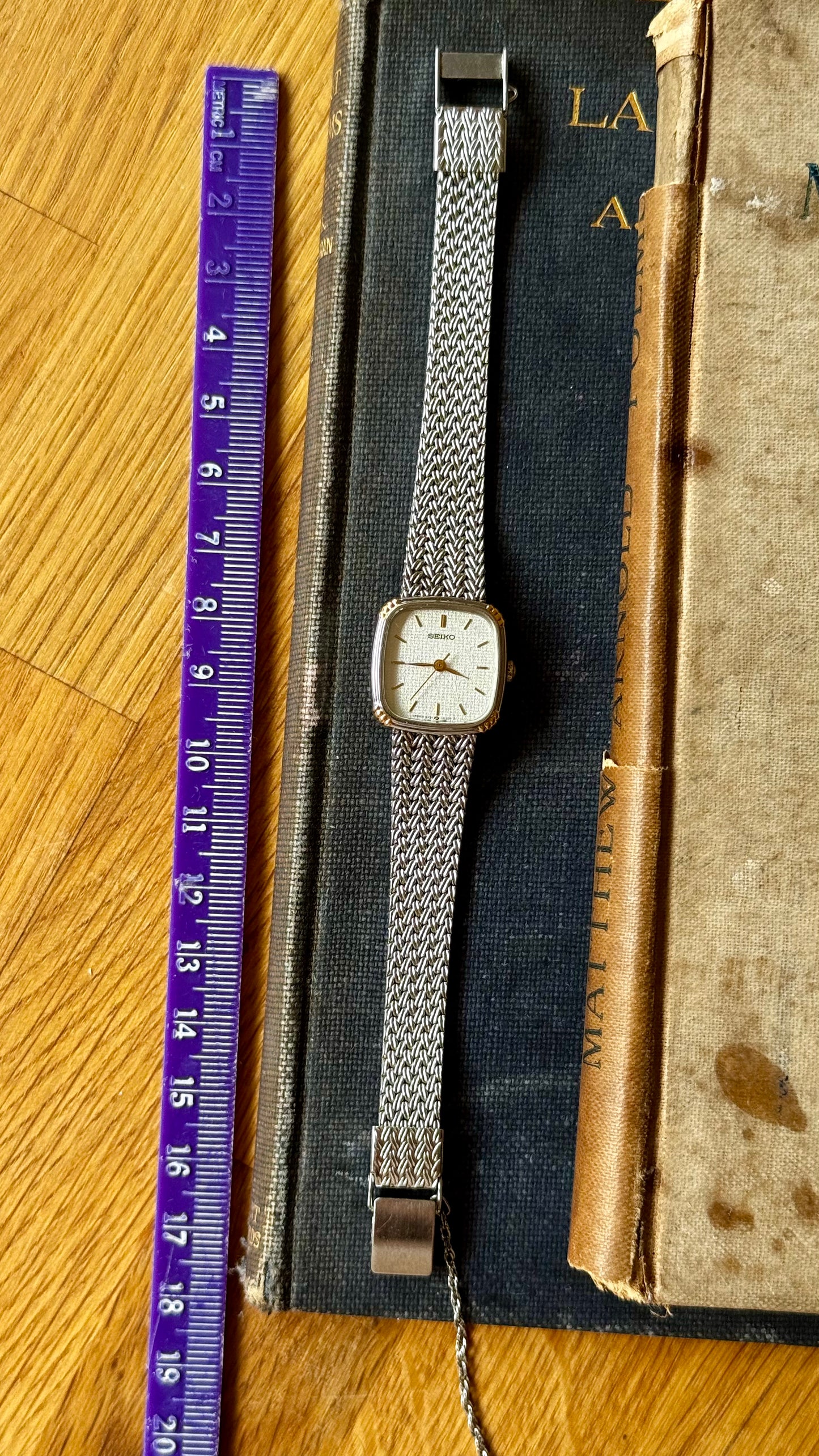 Vintage Seiko Watch 1988 - gold and white gold plated