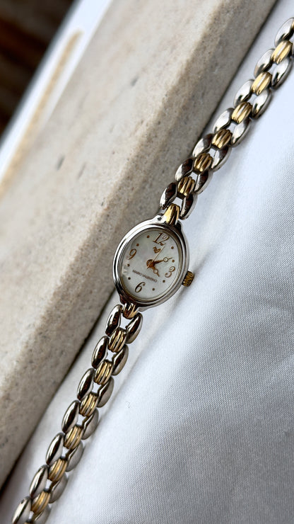 Mario Valentino Vintage Watch 1990s - Mother of Pearl Dial