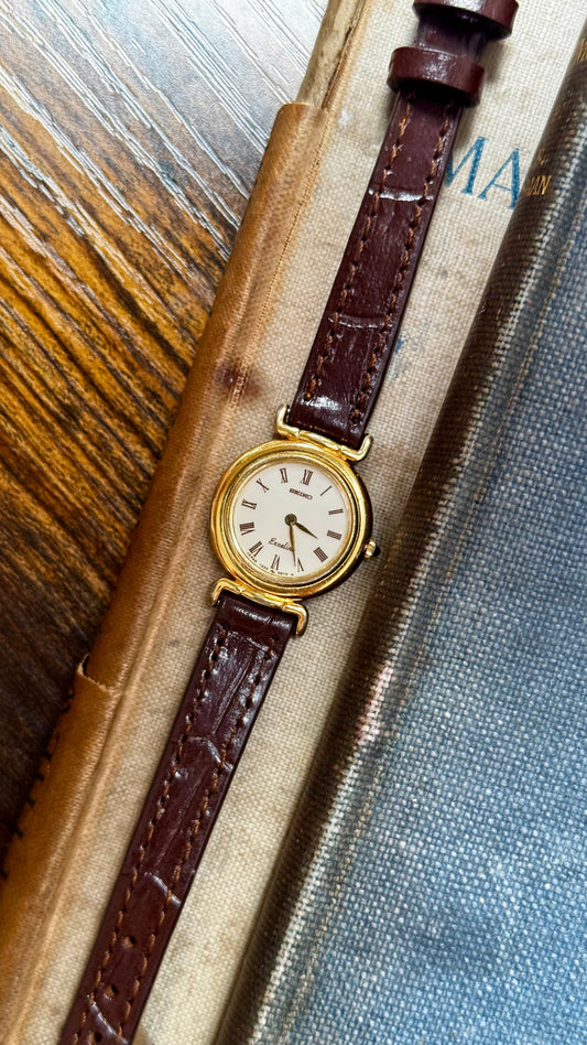 Vintage Seiko Exceline 1997 Watch -  Gold Plated