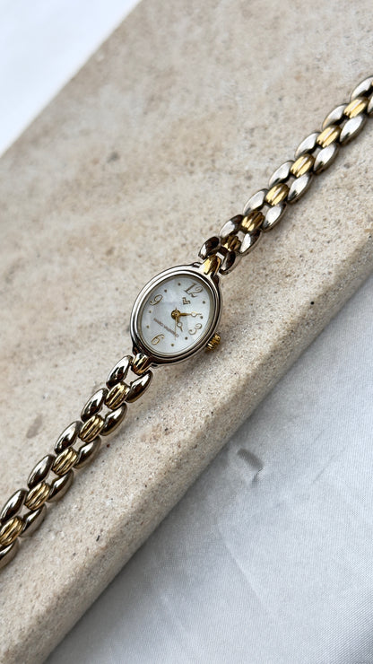 Mario Valentino Vintage Watch 1990s - Mother of Pearl Dial
