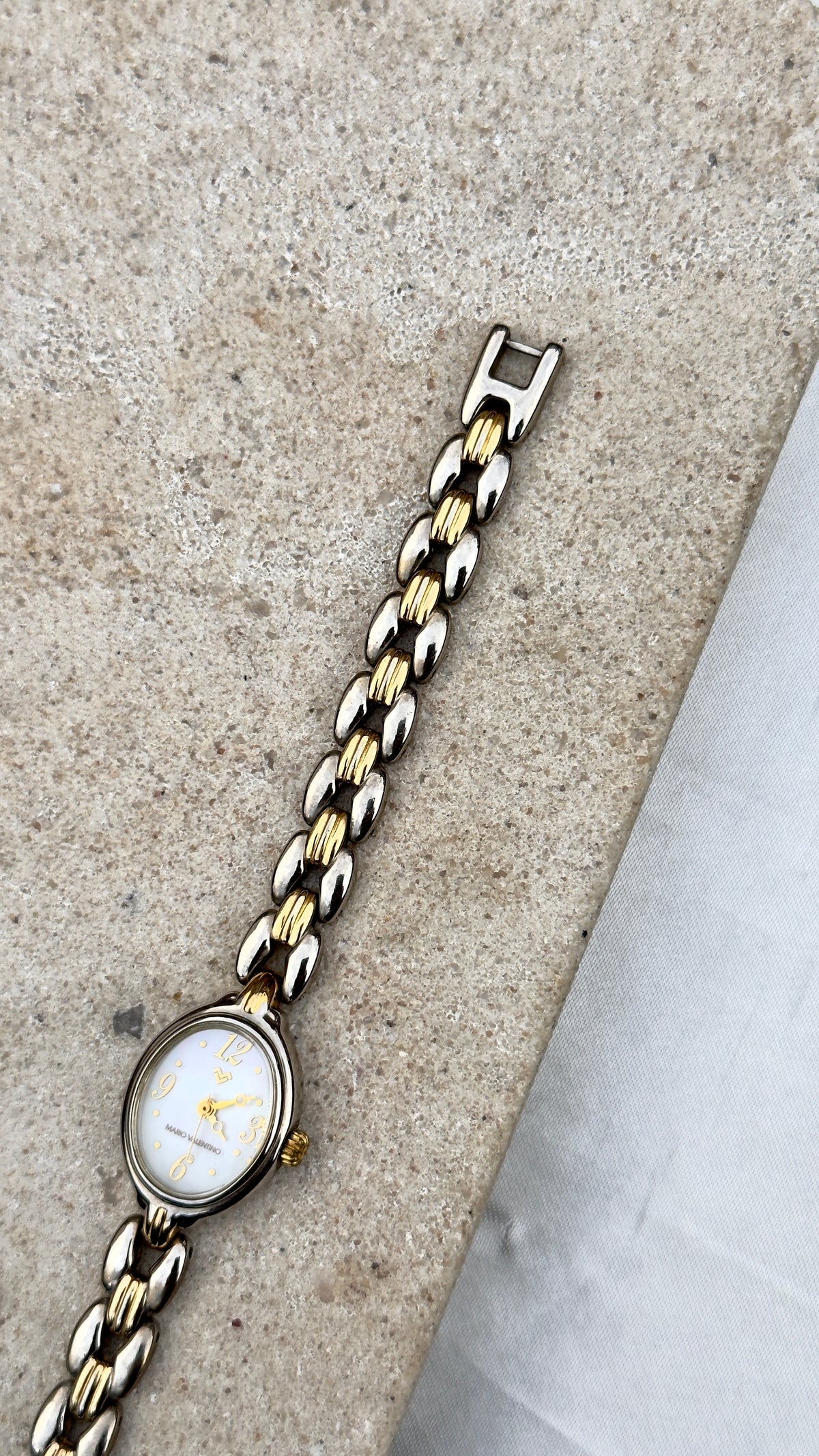Mario Valentino Vintage Watch 1990s - Mother of Pearl Dial