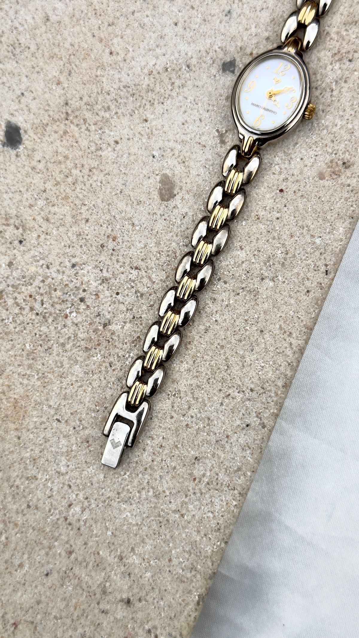 Mario Valentino Vintage Watch 1990s - Mother of Pearl Dial