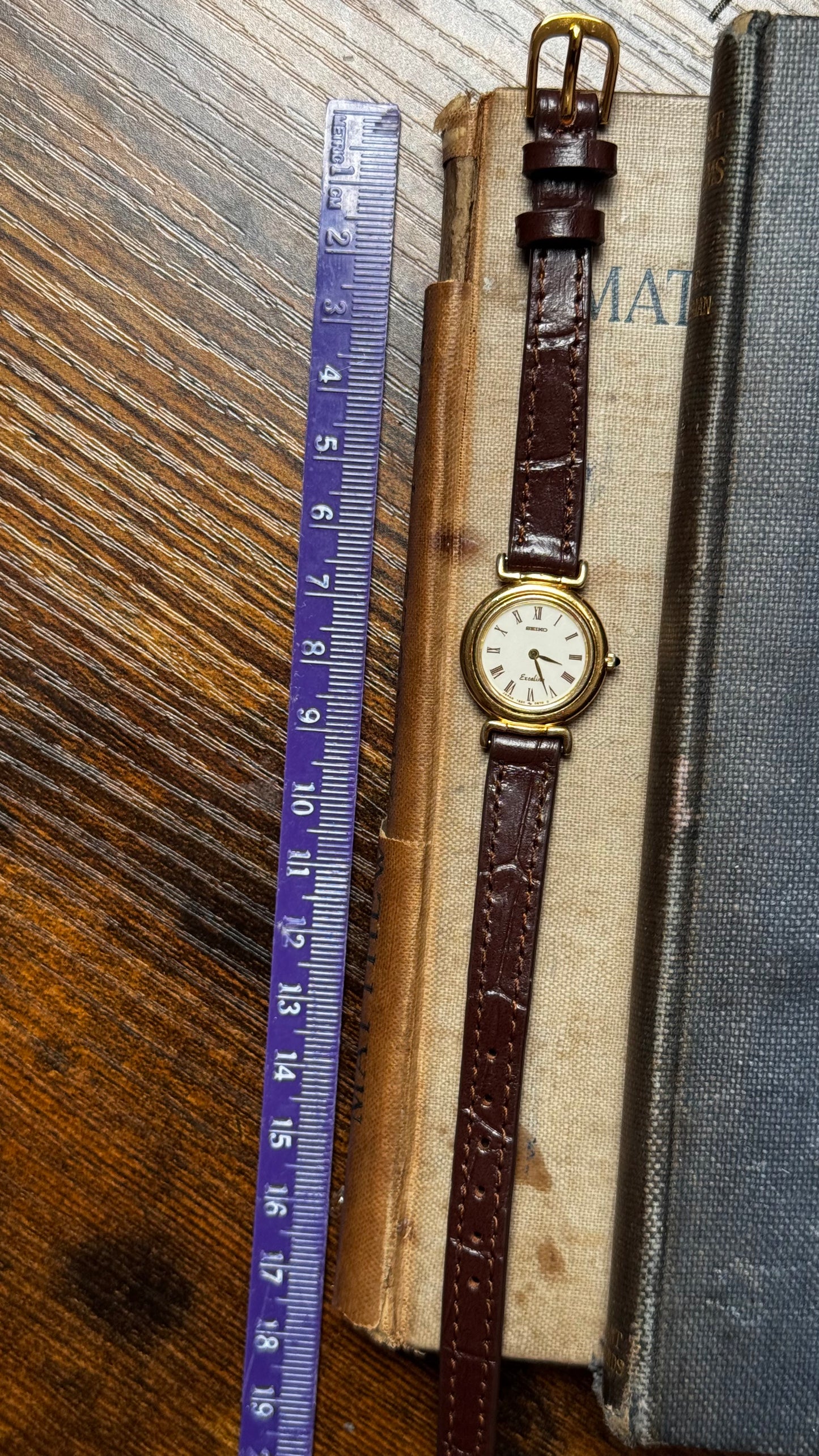 Vintage Seiko Exceline 1997 Watch -  Gold Plated