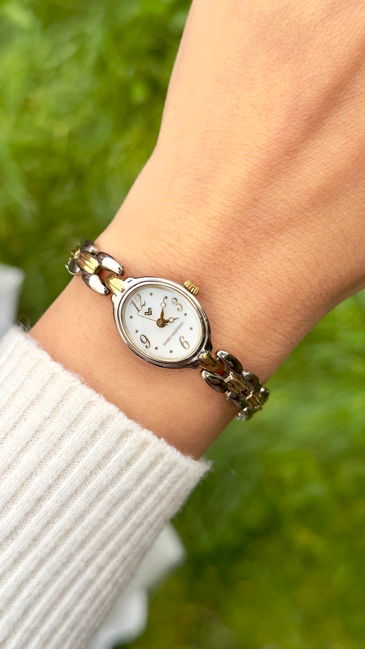 Mario Valentino Vintage Watch 1990s - Mother of Pearl Dial