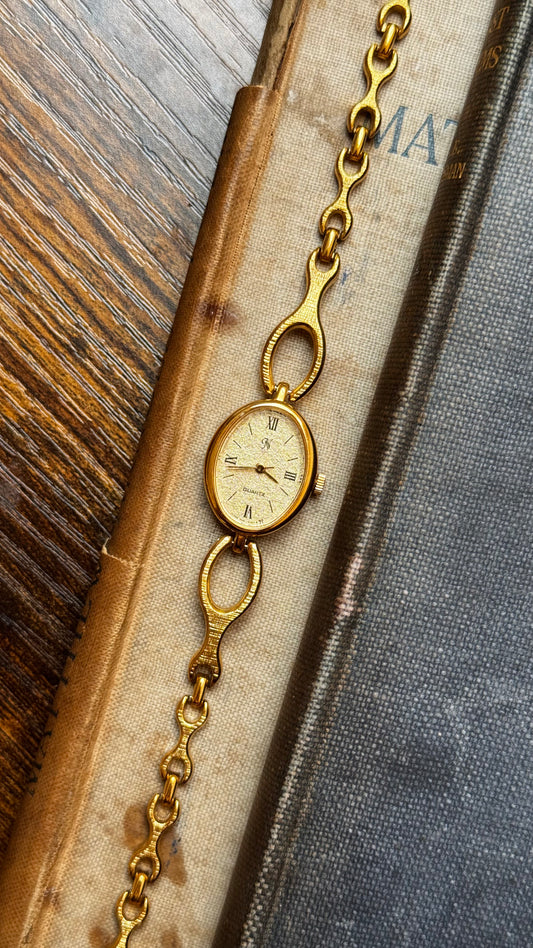 Vintage Noevir Watch 1990s - Gold Plated