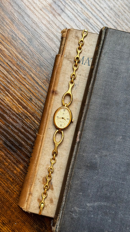 Vintage Noevir Watch 1990s - Gold Plated