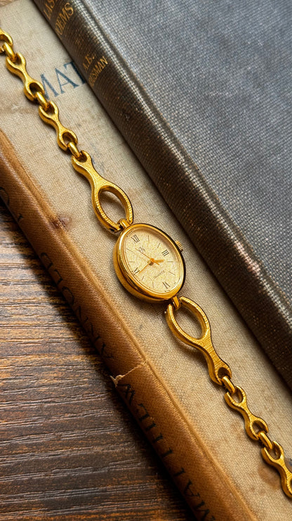 Vintage Noevir Watch 1990s - Gold Plated